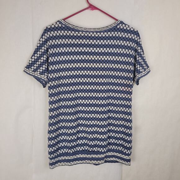 Happy Mum grey polka-dot print breast feeding zip front top Size Med Maternity - Picture 2 of 7